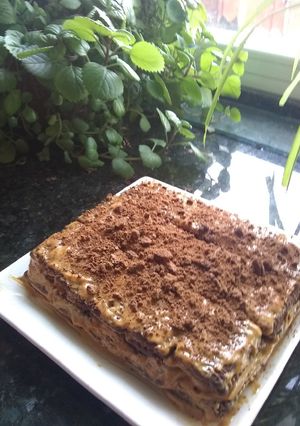 Una foto de Chocotorta