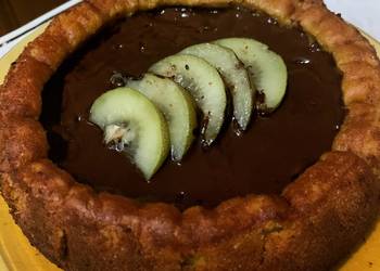 Easiest Way to Prepare Appetizing Mango Pure Cake w Dark Chocolate Toppings