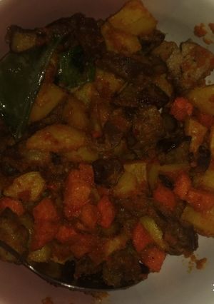Foto resep Sambel goreng ati ampela, kentang, wortel