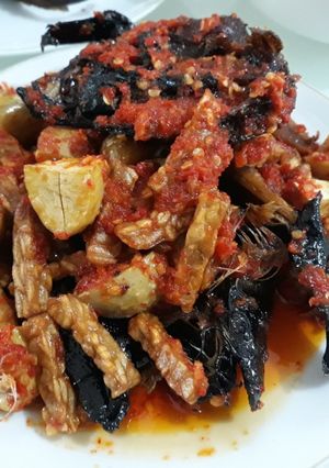 Foto resep Balado ikan salai (asap) patin tempe jengkol ala mimi Shidqya