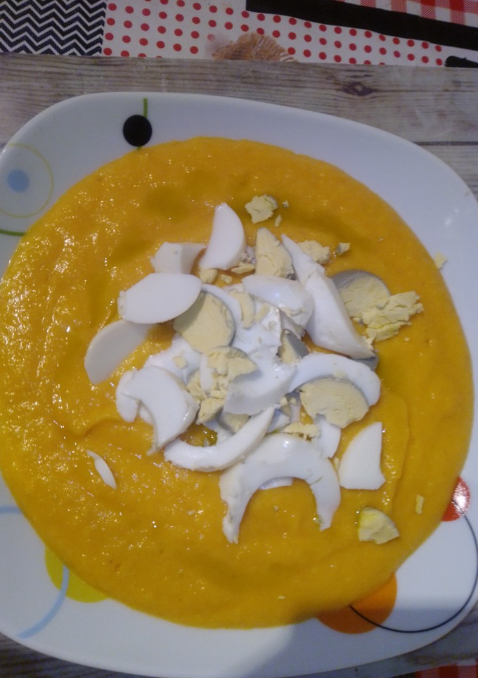 Una foto de Crema de preparado de verduras en MC