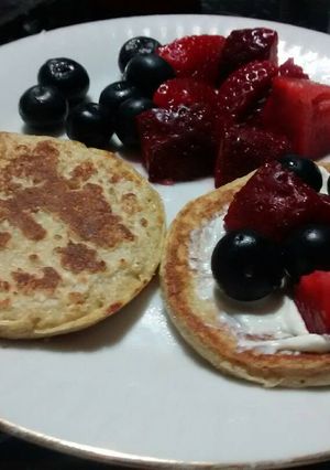 Una foto de Creps de avena