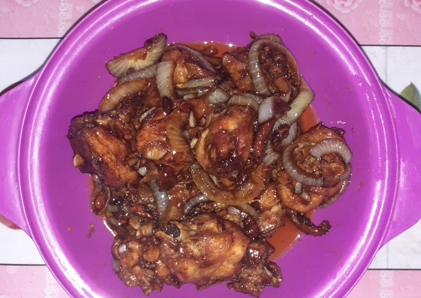 Ayam goreng saus mentega