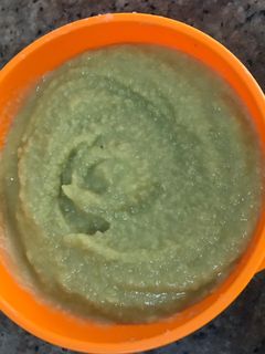 Una foto de Crema de arvejas