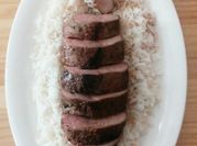 Una foto de arroz con pato
