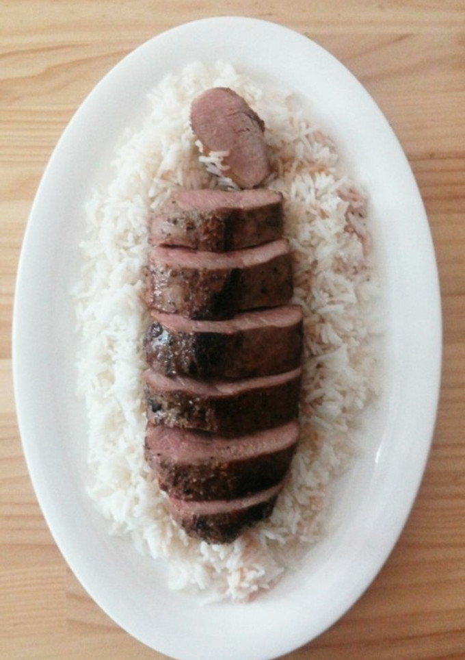 Una foto de Pechuga de Pato con arroz