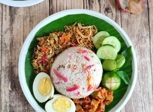 Foto resep Nasi liwet bunga Kecombrang