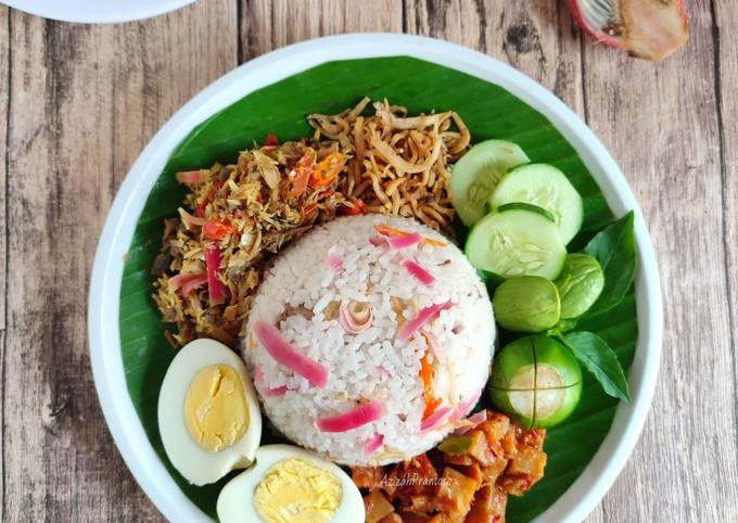 Resep Dan Cara Membuat Nasi liwet bunga Kecombrang Rasanya mantap