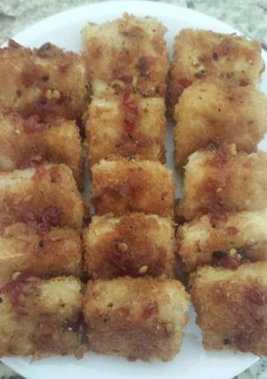A picture of Simple Fried tofu.