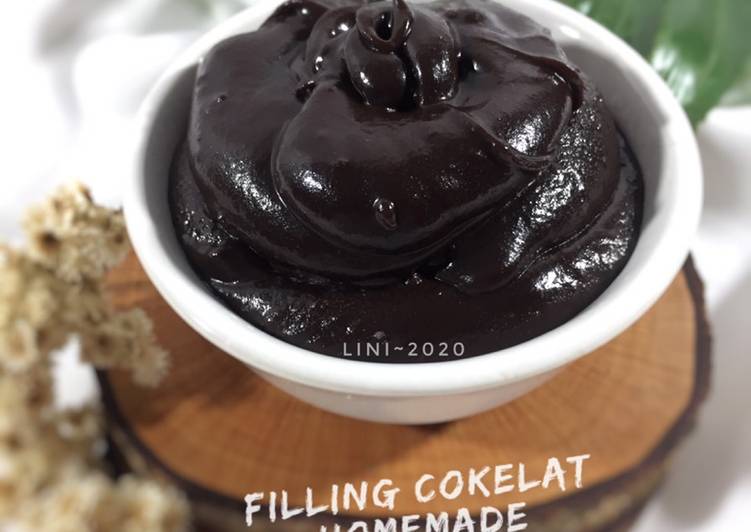 Filling Cokelat serbaguna - filing coklat isi roti kue dll