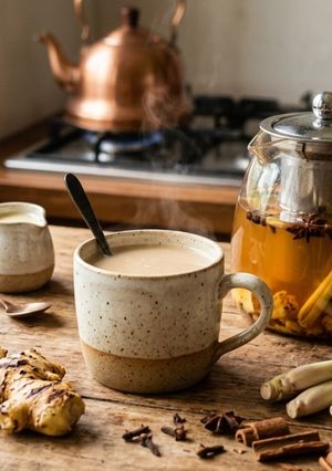 Foto resep ​"Rahasia badan fit & hangat: Wedang jahe susu rempah ala rumahan!"