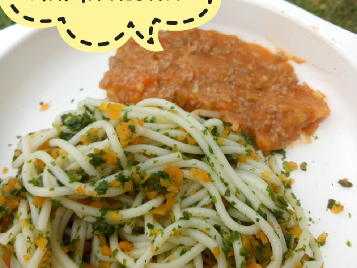 Resep [MPAsi 1y+] Spaghetti veggie &amp;amp; Saus Bolognaise Anti Gagal