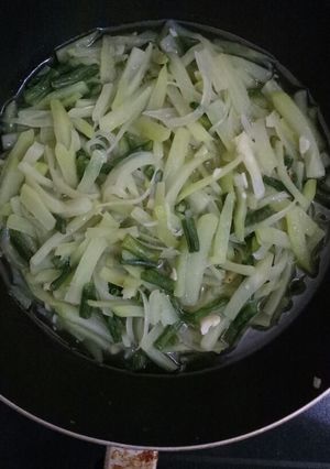 Foto resep Tumis Labu Kacang Panjang