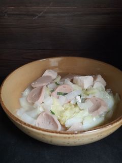 Foto resep Sayur Sawi Bakso dan Tahu