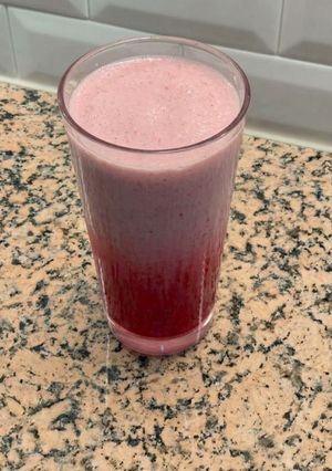 صورة لوصفة عصير الفريز(السموذي)