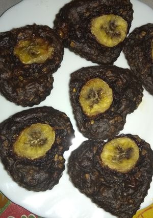 Una foto de Muffins de algarroba y banana