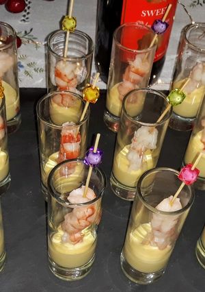 Foto principal de Langostinos con mahonesa de mango