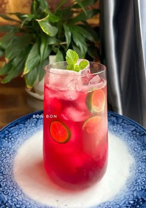 Hình của món Nước Tắc Củ Dền.