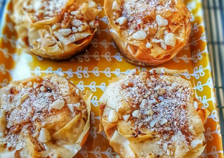 Recipe of Award-winning Perfect Baklava tartlets