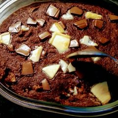 Eggless Bread Pudding A picture of Eggless Bread Pudding.