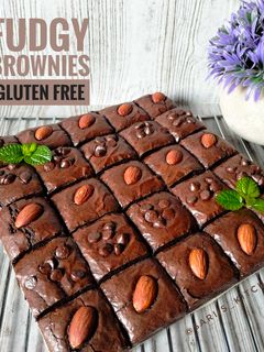 Foto resep Fudgy Brownies Gluten Free