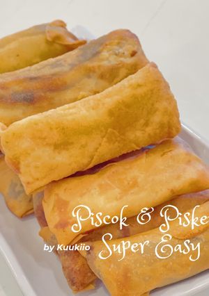 Foto resep [Eps. 24] Piscok dan Pisang Keju Madu Super Easy 🍌🍫🫔🍯