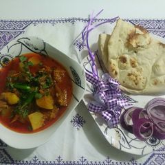 A picture of Shalgam gosht.