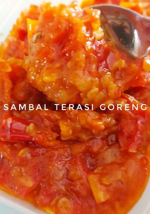 Foto resep Sambal terasi goreng andalanku