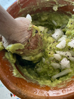 Una foto de Guacamole a mi manera