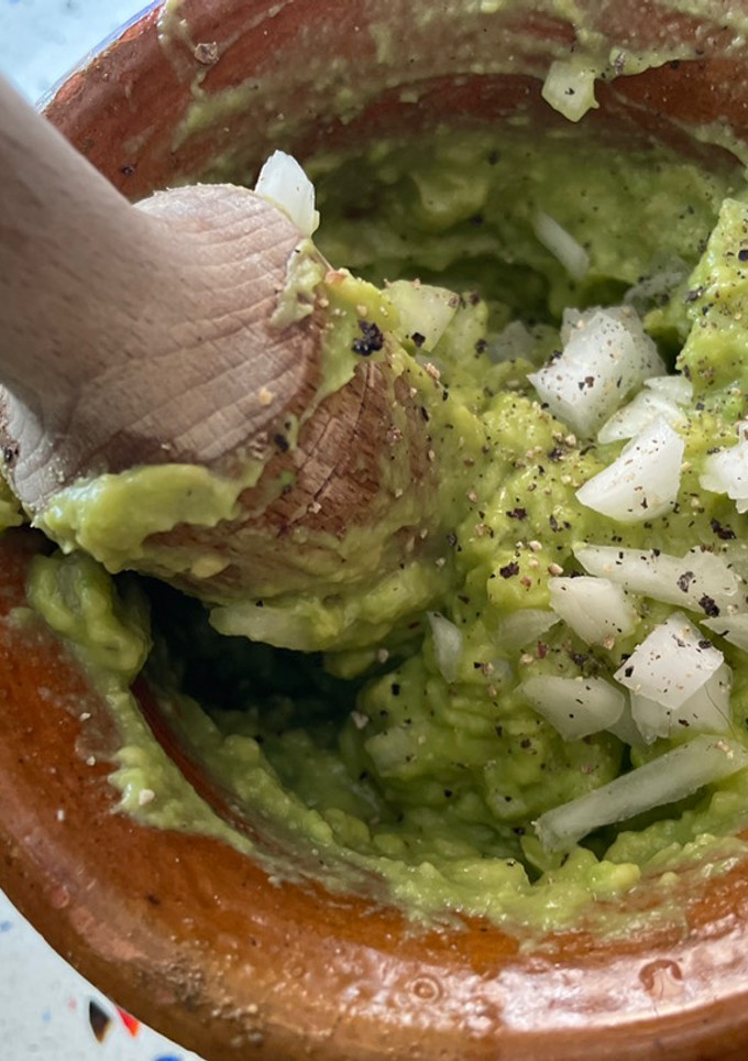 Una foto de Guacamole a mi manera