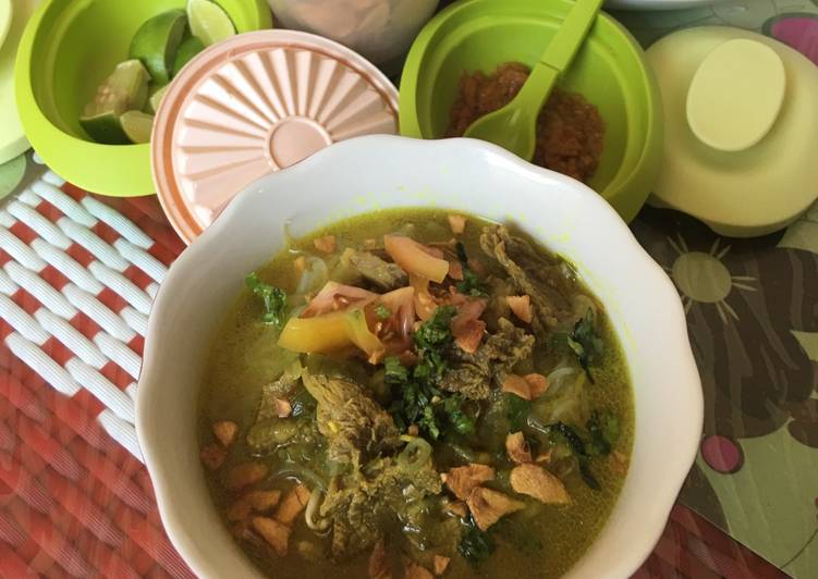 Resep Soto daging sapi Anti Gagal