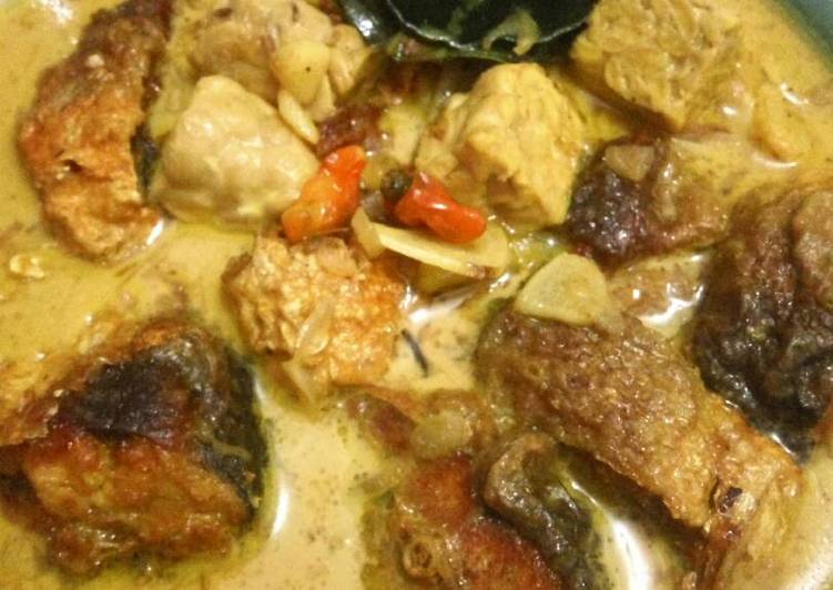 Resep Bandeng kuah santan yang mudah