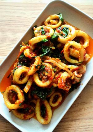 Foto resep Cumi Pedas Kemangi