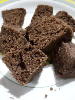 Una foto de Mug cake de algarroba