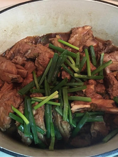 蔥燒燉排骨 的食譜成品照片