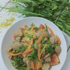 Tumis bunga caisim রেসিপির প্রধান ছবি