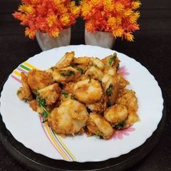 A picture of Crispy Gram Flour Arbi.