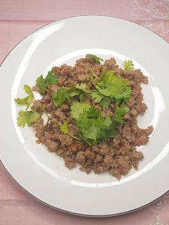 รูปของ หมูสับผัดกระเทียมพริกไทย