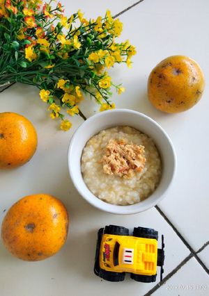 Foto resep Tomato rice with shredded chicken MPASI 10 bulan