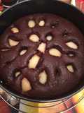 Torta pere e cioccolato