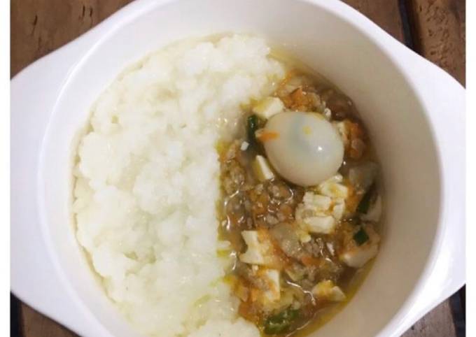 Langkah Mudah Membuat Resep Nasi tim Sapo sapi telur puyuh