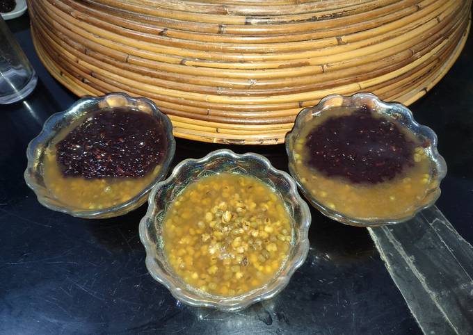 Resep Bubur Kacang Hijau Ketan Hitam Campur oleh RA Laksitoresmi