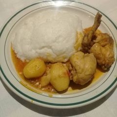A picture of Chicken curry.