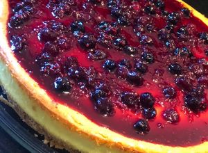Una foto de Cheesecake de frutos rojos
