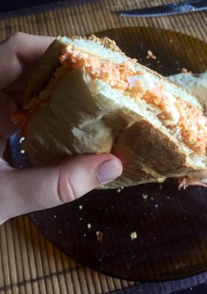 Una foto de Sándwich de zanahoria