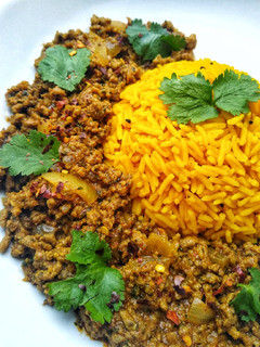 A picture of My Nana's Keema Curry.