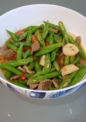 Foto resep Cah Buncis & Bakso (Tumis Buncis Bakso)