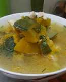 Canh bí ngòi nấu gà