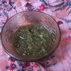 A picture of Coriander Tomato Chuntey.