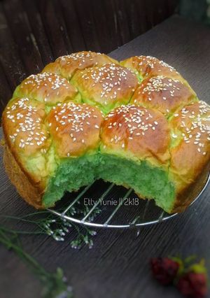 Foto resep Eggless Pandan Bun